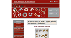 Desktop Screenshot of brass-pipe-clamps-pipe-clips.brass-copper-washers.com